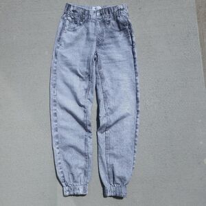 Rag & Bone Miramar Terry Joggers Denim Printed Sweatpants Acid Wash Womens XXS